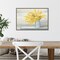 Golden Fall Floral Cuttings by Julia Purinton 23-in. W x 16-in. H. Canvas Wall Art Print Framed in Grey